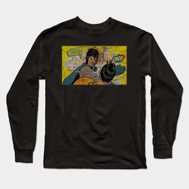 Golden girls slap yellow vintage Long Sleeve T-Shirt by mugimugimetsel